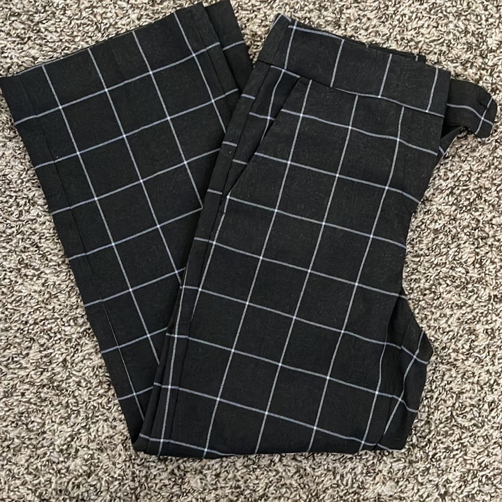 LOFT high rise slim wide leg pant size 0